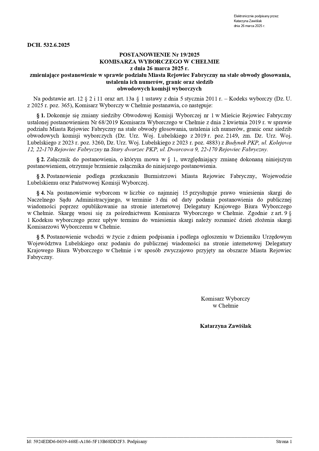 M._Rejowiec_Fabr._postanowienie_komisarza_o_obwodach_stalych_zmiana_siedziby_na_stale_bylo_postanowienie_060301_page-0001.jpg