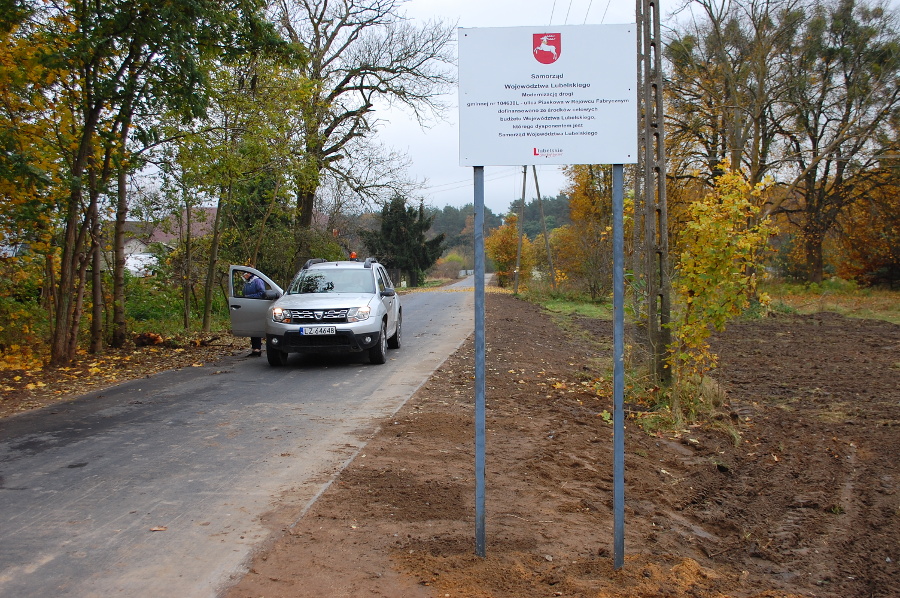 Nowy asfalt na ulicy