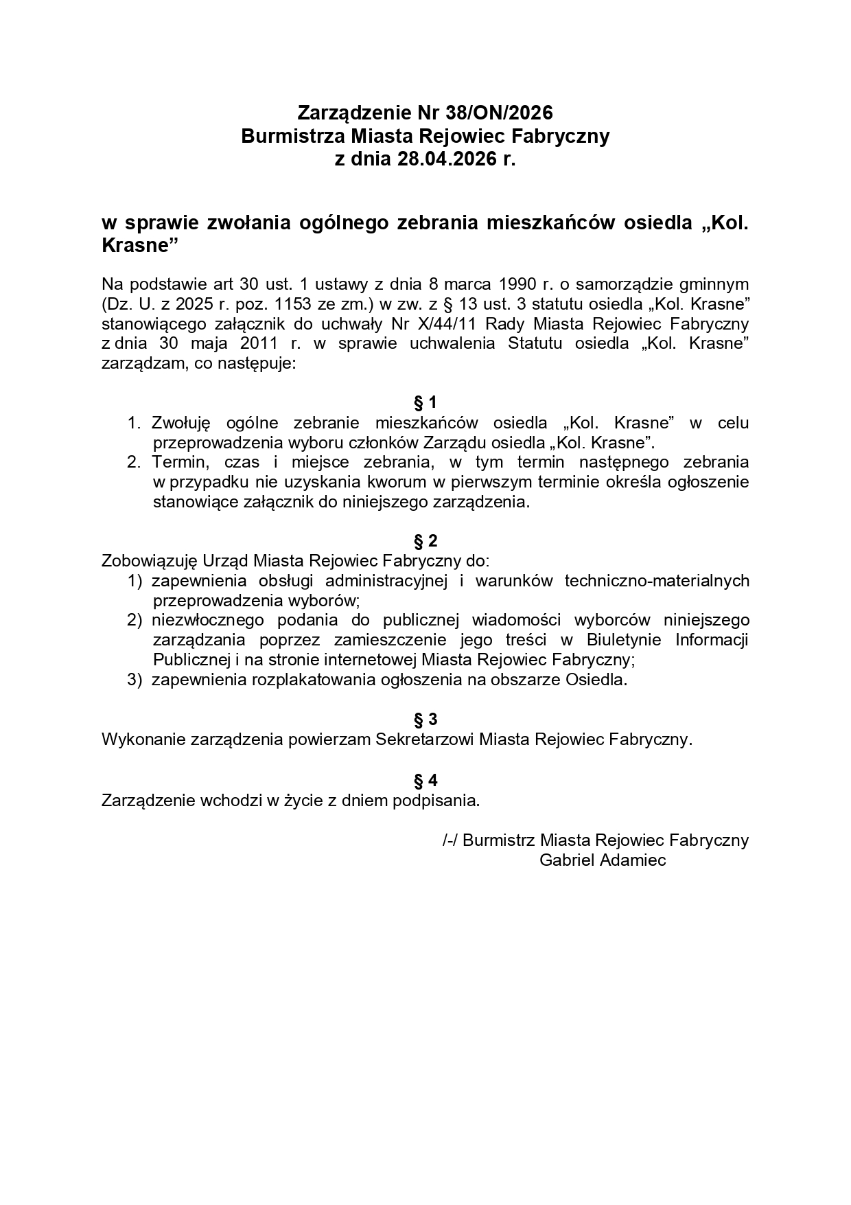 Zarządzenie 38 page 0001